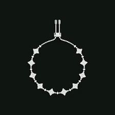 APM MONACO Four-Leaf Clover Meteor Bracelet for Women, Sweet Elegant, Chain Buck