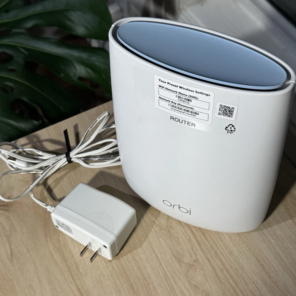 Netgear Orbi RBR50v2 Router AC3000 Tri-Band Wi-Fi Wireless | Power cord TESTED - Image 2 of 4