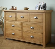 Real Solid Oak Wood Bedroom Cabinet,Wardrobe,Chest Drawers,Bedside,Furniture