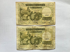 Belgium historical 50 Francs 10 Belgas Banknotes