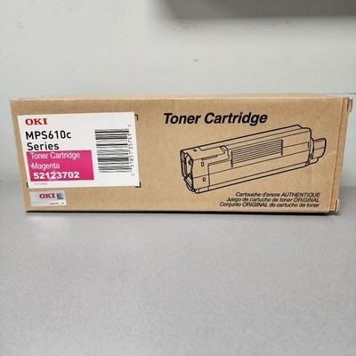 Oki 52123702 Magenta Toner Cartridge Okidata MPS610c