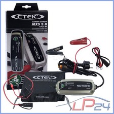 CTEK MXS 3.8 CHARGEUR DE BATTERIE + CÂBLE INDICATEUR COMFORT RING 0,55m
