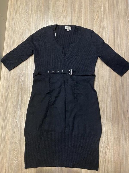 Women Karen Millen Dress Black Mesh 34
