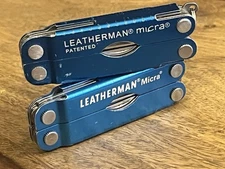 LEATHERMAN Micra Multi-Tool Knife Scissors Works SUPER NICE Set!!!  (Lot Of 2)