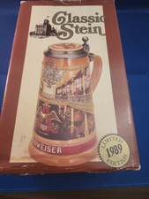 Anheuser-Busch Budweiser Classic Collection Brewhouse Stein CS104 1989 Vintage