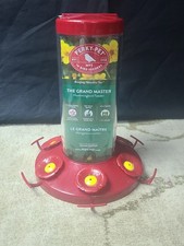 Perky-Pet 220 The Grand Master 48-Ounce Hummingbird Feeder Clear/Red