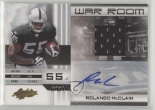 2010 Absolute Memorabilia Materials Signatures 17/25 Rolando McClain Auto fm0