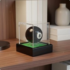 Transparent Sports Ball Display Box Desktop Decor Acrylic