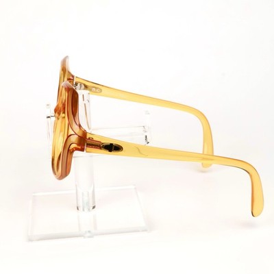 Vintage 1970s Christian Dior Sunglasses Lense Gold Red Yellow