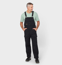 Duluth Men's DuluthFlex Fire Hose Utility Overalls - Black