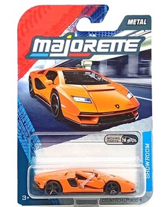 LOT MAJORETTE LAMBORGHINI countach x2 noire et rouge n.257 1:56 EUR 2