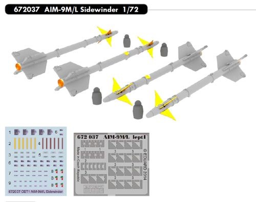 Eduard Brassin ED672037 1:72 AIM-9M/L Sidewinder