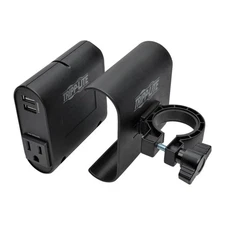 Tripp Lite AC USB Charging Clip for Display Mounts 2 USB Ports 2 Outlets Black