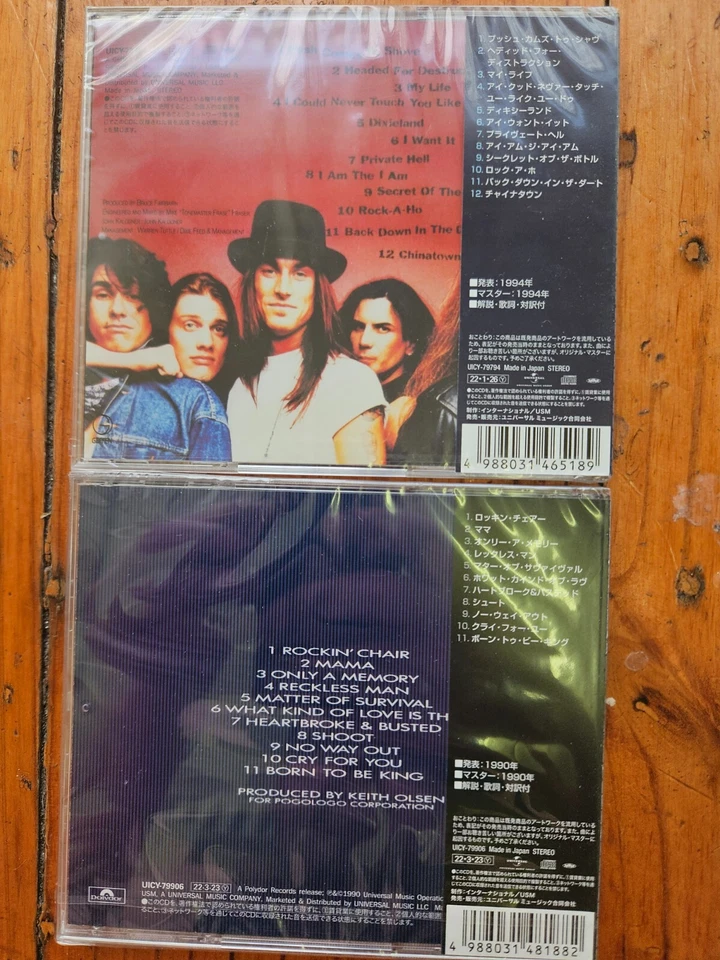CD 2XCDS ROCK JACKYL Push Comes To Shove + Magnum Goodnight L.A. 1994/1990 Foto 2 de 4