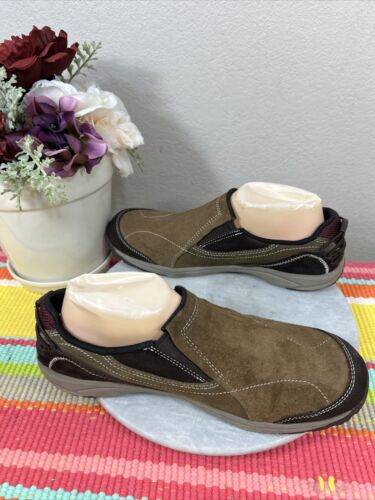 Merrell Dark Earth Suede Air Cushion Comfort Slip On Shoes Woman’s EU 42.5 US 11 - 第 8/12 張圖片