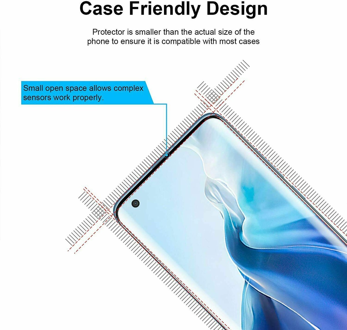 Zidwzidwei Pellicola Protettiva In Vetro Temperato Per Xiaomi Mi 11 Ultra [3Pezzi], Durezza 9H, 2.5D Alta Definizione, Senza Bolle, Anti Graffio Protezione Schermo Per Xiaomi Mi 11 Ultra - Foto 3