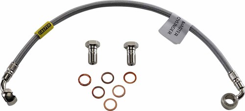 BMW 1983 R 100 CS GALFER BRAIDED STAINLESS STEEL FRONT BRAKE LINE KIT