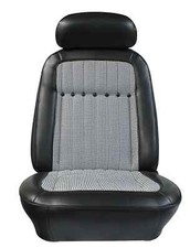 1969 Camaro Deluxe Houndstooth Assembled Bucket Seats Pair Oe Style