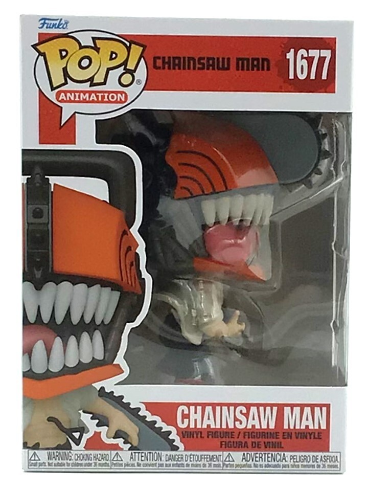 Funko POP! Chainsaw Man Chainsaw Man #1677 with POP Protector In