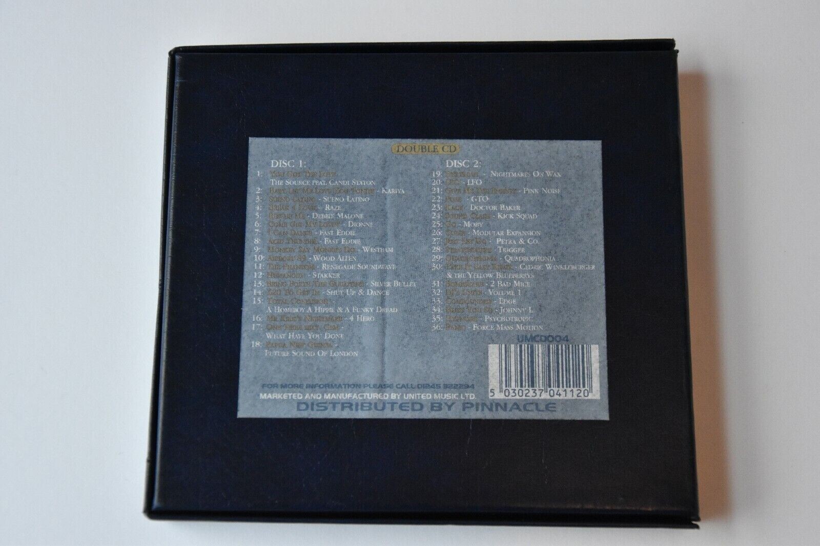 DJ SLIPMATT ANTHEMS 2 United Dance '88'92 deluxe 2 CD box house techno