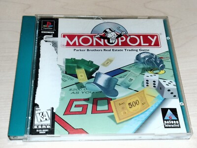 Monopoly (Sony PlayStation 1, 1998) - PS1 - Black Label psx