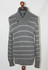 Levi's mens grey warm jumper sweater pullover Size L