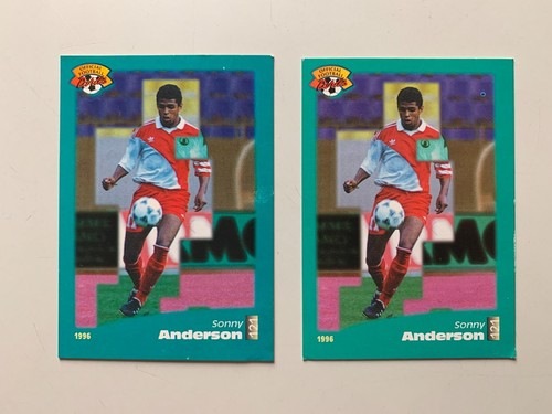 Carte DS Collection Foot 2000 – Sonny Anderson (Lyon) N°84, état Impeccable