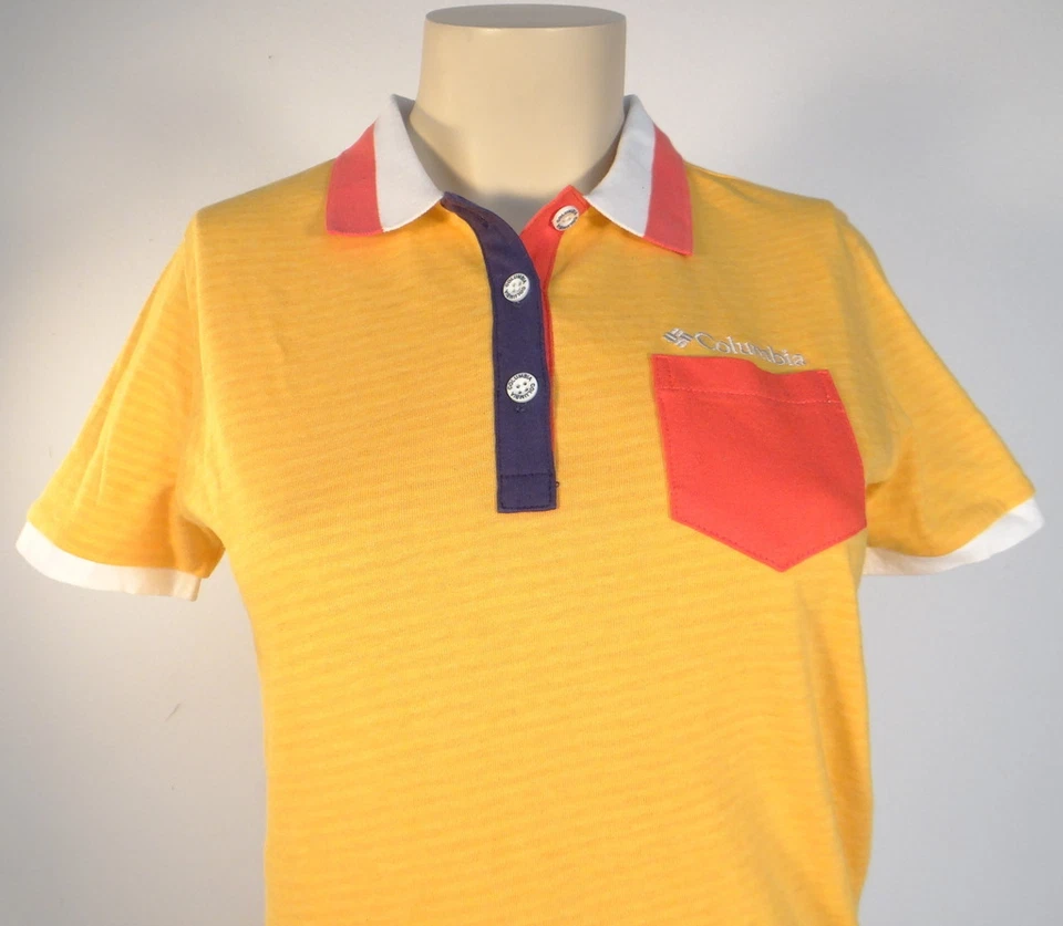 Columbia Sportswear активный крой оранжевый коротким рукавом рубашка-поло женщин новый с Ярлыками - Изображение 2 из 4