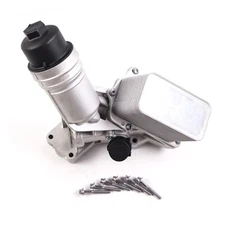 11428583895 Aluminium Engine Oil Cooler Filter Housing Assembly