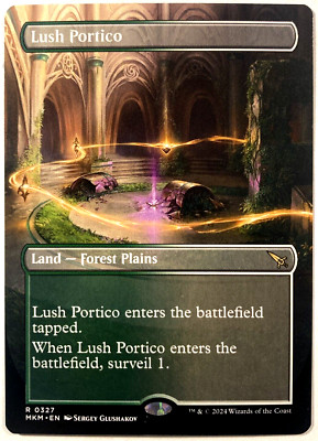 MTG MKM 草萌ゆる玄関/Lush Portico 英語foil3枚セット MTG Lush Portico BORDERLESS Murders at Karlov Manor 0327 NM | eBay
