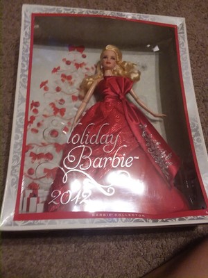 red holiday barbie