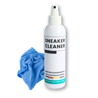 FurniSafe Sneaker Cleaner für Schuhe weiss Schuh Reiniger 200 ml extra schonend