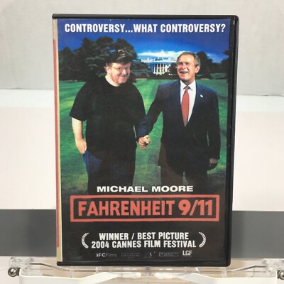Fahrenheit 9/11 DVD Movie 2004 Michael Moore Poltical Documentary