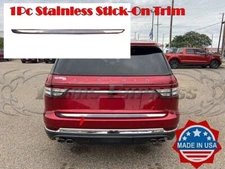 fit: 2020-2025 Lincoln Aviator Rear Trunk Lid Bumper Door Trim Cover Accent 1Pc