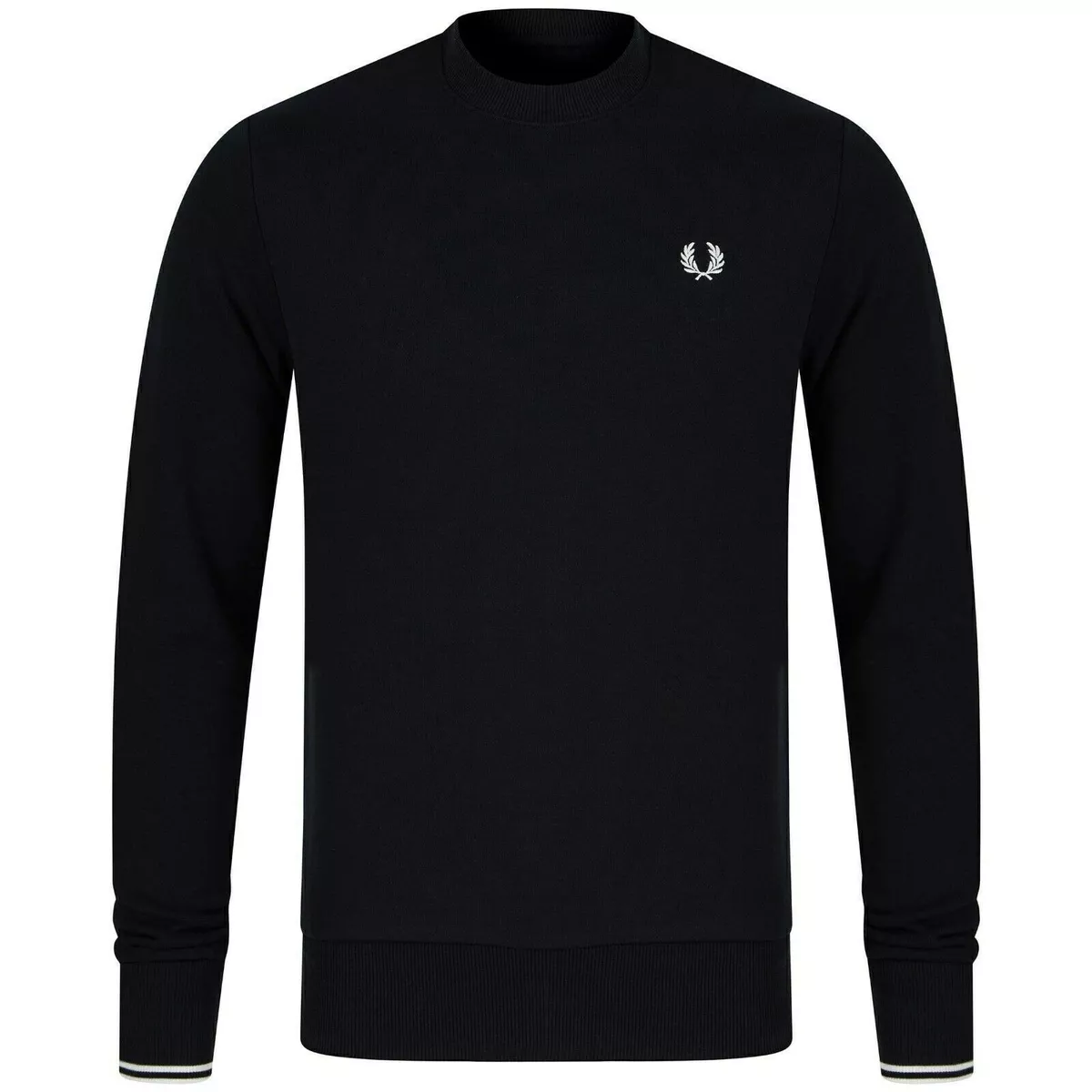 Fred Perry Crew Neck M7535 / 184 Sweat In Black | eBay