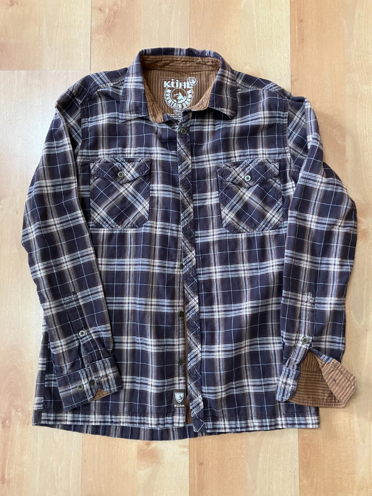 KUHL Long Sleeve Button up Plaid Flannel Shirt