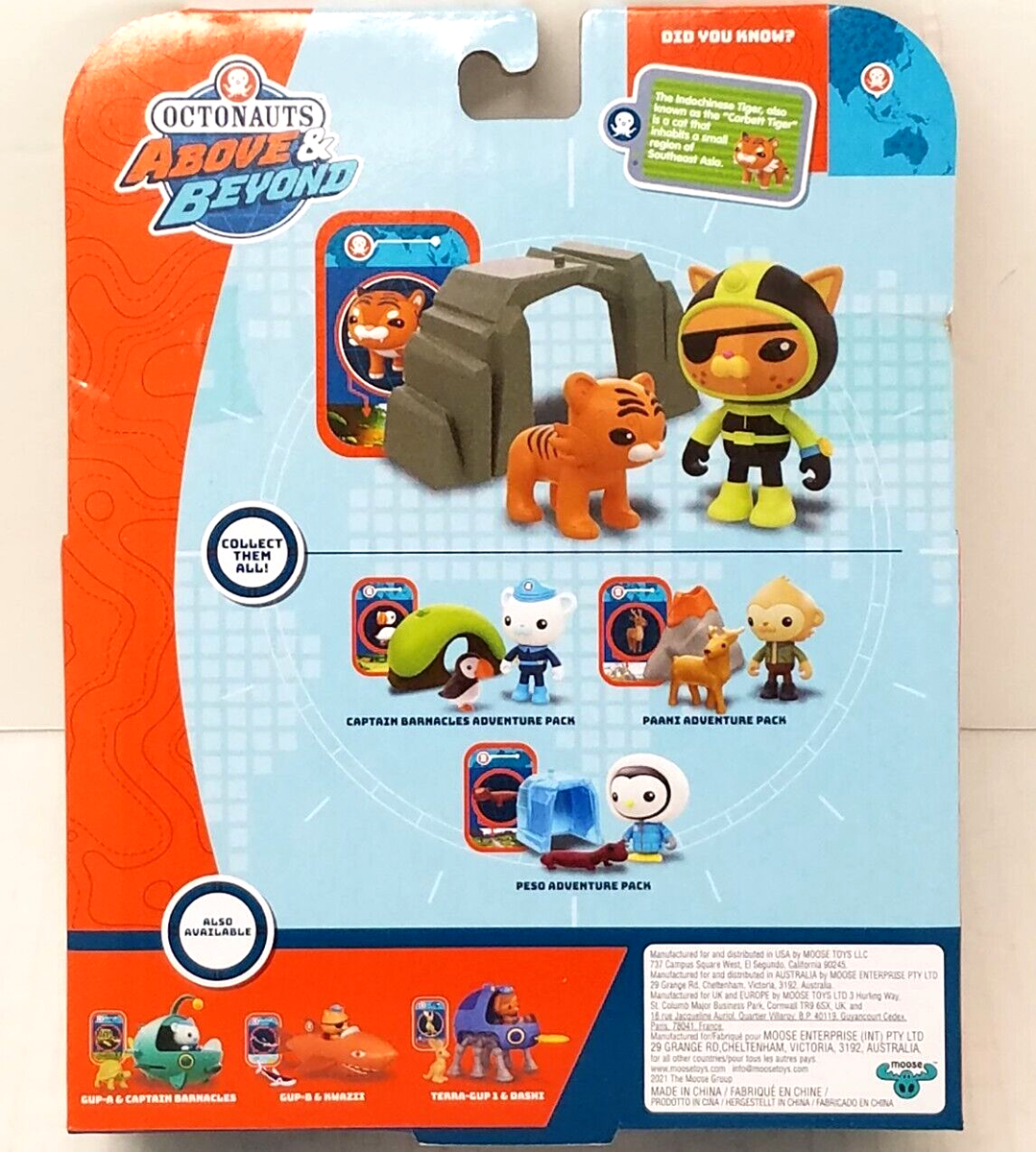 naaatwoooo　2個セット Moose Toys Kwazii Adventure Pack Octonauts ABOVE and BEYOND Action
