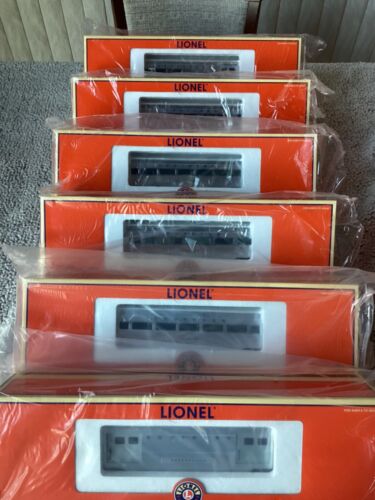 LIONEL O # 6-15317 / 6-29158 SOUTHERN PASSENGER ALUMINUM (6 Cars)3 rail MIB