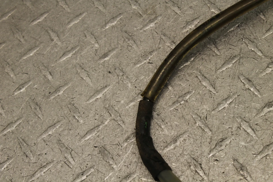 Kawasaki KX80 1990 línea de manguera de freno delantero Foto 3 de 4