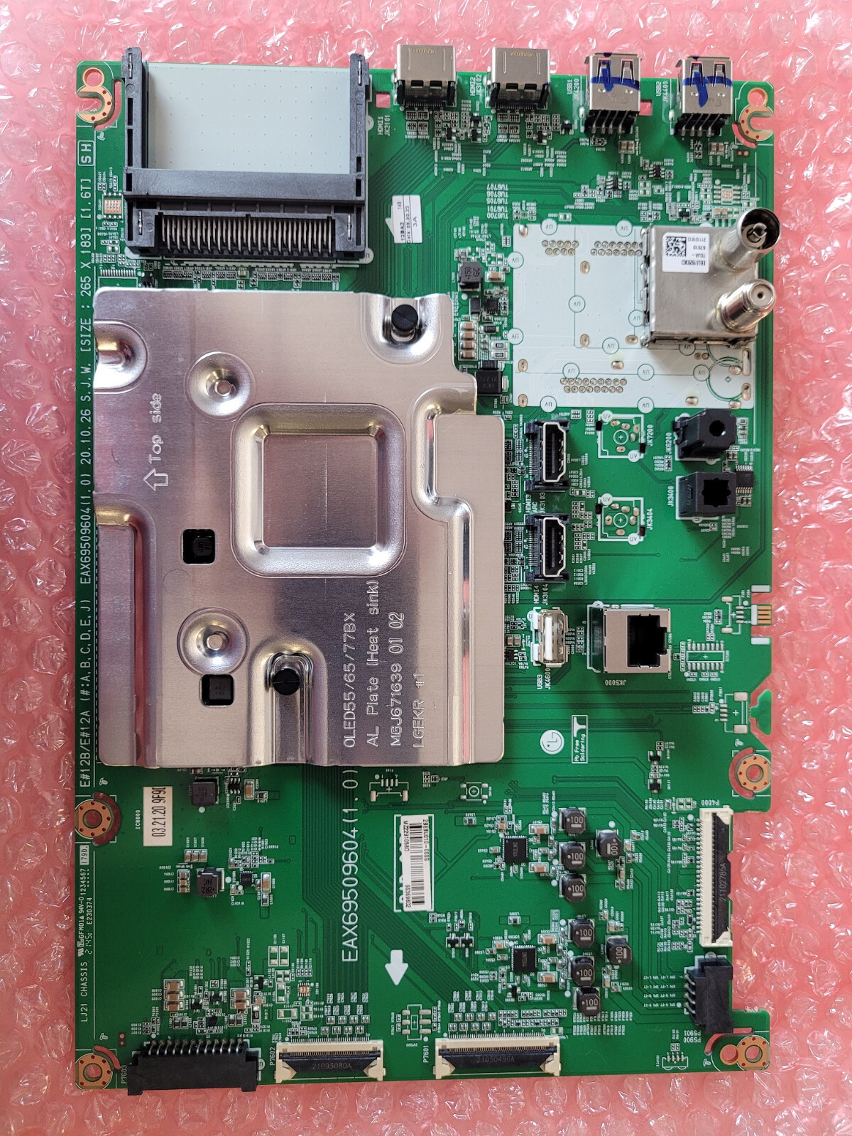 Remplacer la carte mère TV LG EBU66369802 pour réparer un écran OLED65B16LA