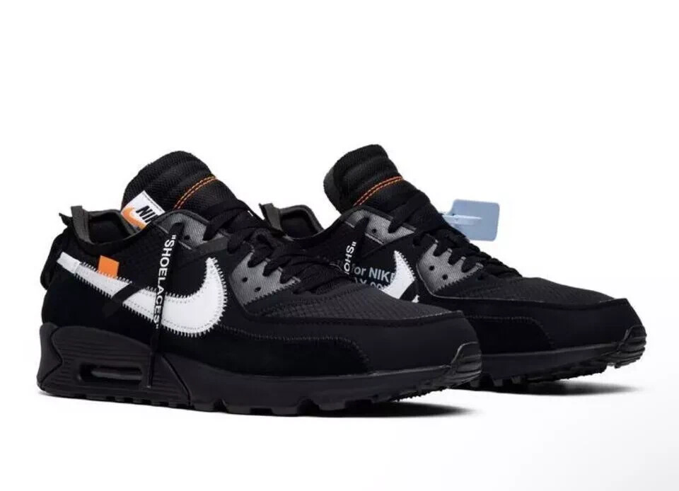 OFF-WHITE × NIKE AIR MAX 90 BLACK / CORN AA7293-001 Men's