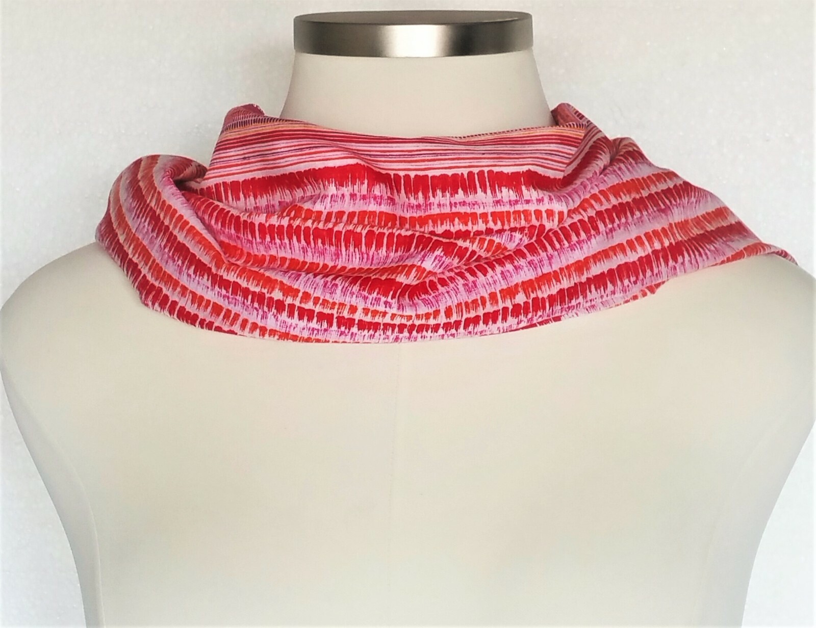 Oscar de la Renta Scarf Head Scarf Wrap Bright Si… - image 10