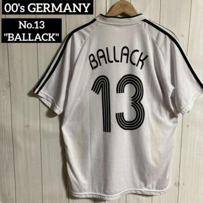 アディダス 00s BALLACK germany M 06  kit Authentic Ballack Germany 2006 World Cup Size L adidas Formotion