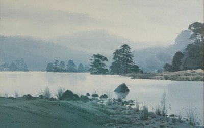Jack Beddows (1943-1993) Rydal Water Limited Edition Lithographie Druck