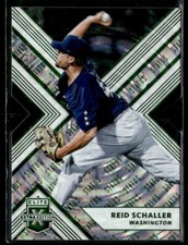 2018 Panini Elite Extra Edition Status Green Reid Schaller #110