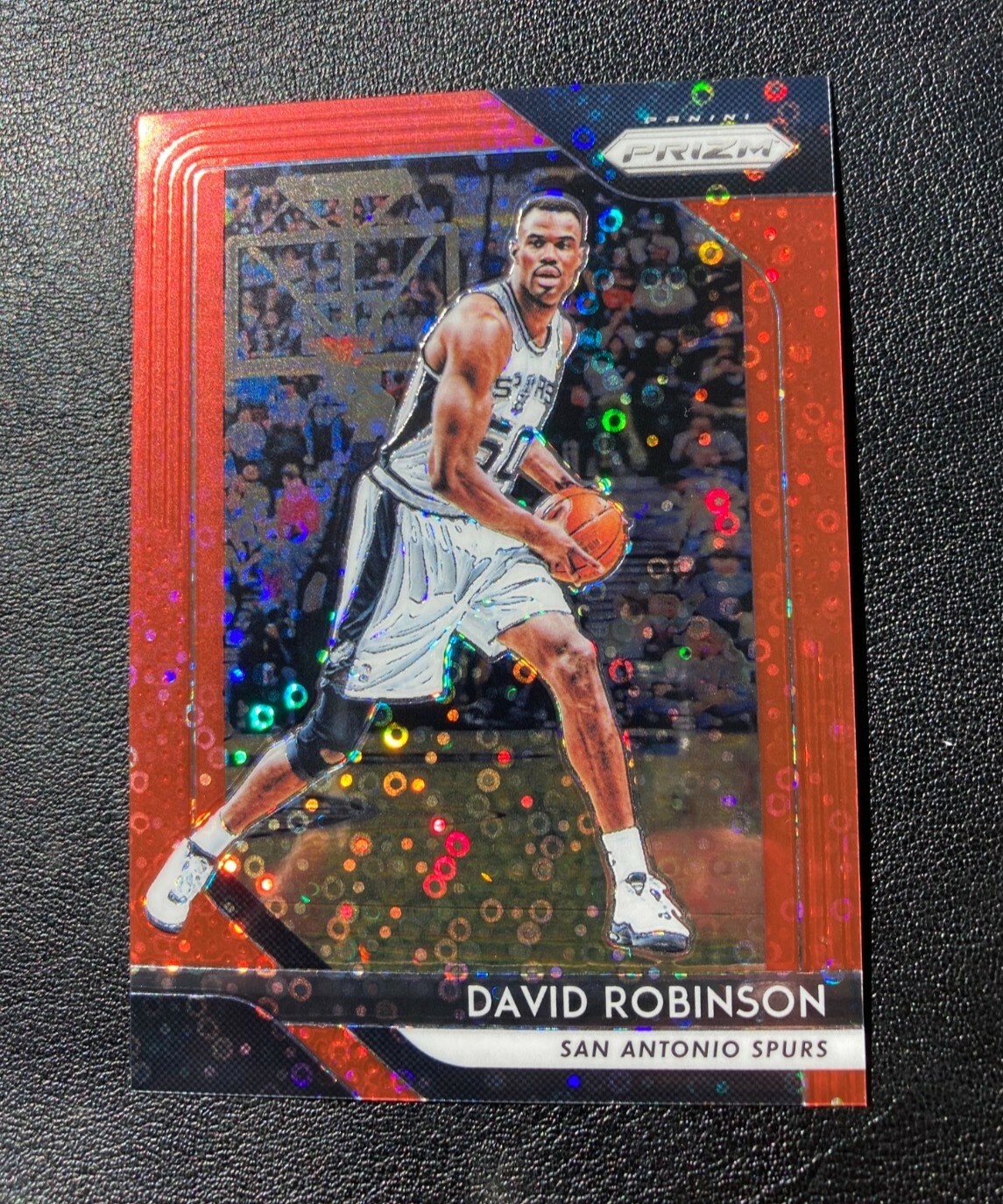 2018-19 Panini Prizm David Robinson Red Fast Break 101/125 Refractor #195