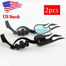 Espejos retrovisores Black Skull para Yamaha Road Star XV 1600 1700 Warrior Midnight