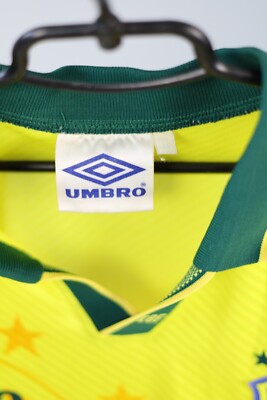 Rare Brazil National Team 1994-95 Home Soccer Jersey Umbro size M