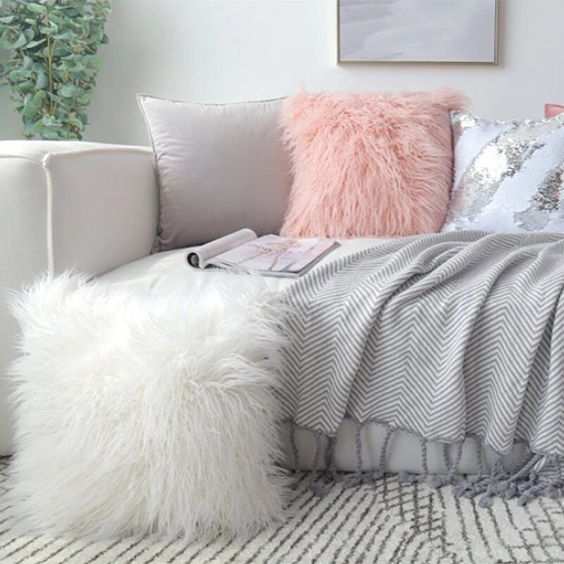 Fluffy Throw Pillows