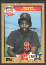 1987 Topps #599 Tony Gwynn Collector's Edition (Tiffany)